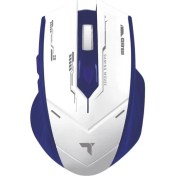 Resim Torima Tm-20 Beyaz-Mavi Çift Modlu Kablosuz Oyuncu Mouse Fare 