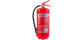 Resim Mapeks Kalite - 6 kg Tozlu Yangın Söndürme Tüpü - Yeni Tip 