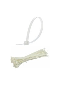Resim 100 Adet Plastik Cırt Kelepçe Kablo Bağı Kablo Düzenleyici- 3.6 X 