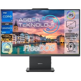 Resim Lenovo Ideacentre 27IRH9 i7-13620H 27" 8 GB RAM 1 TB SSD FHD FreeDOS All In One Kablosuz Klavye ve Mouse F0HM00EXTR 