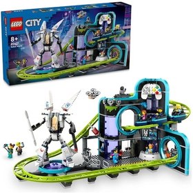 Resim LEGO® City Robot Dünyası Hız Treni Parkı 60421 - 8 Yaş & Üzeri Çocuklar için Yaratıcı Oyuncak Yapım Seti (986 Parça) 
