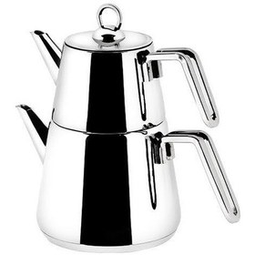 Resim Aryıldız Lilyum Çaydanlık Takımı Gümüş 