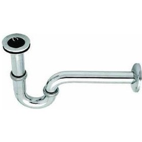 Resim Nsk U Borulu Lavabo Sifonu Krom 26002.02 - Duxxa T.103 Krom 