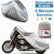 Resim Genel Markalar Softail Deluxe Flstnı Arka Çanta Uyumlu (bağlantı, Kilit Uyumlu) 4 Mevsim Koruma Gri 