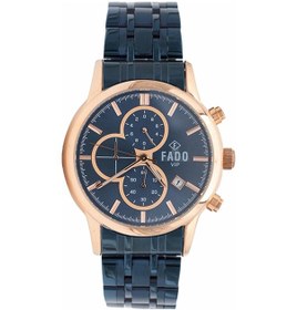 Resim Rh 0028 Çelik Kordonlu Mavi Saat 