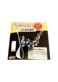 Resim Turkuaz CG318 Pyramid Kısa Sap Bağlama Teli İpekli Bam 018 SET 