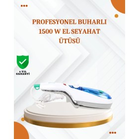 Resim Taşınabilir Buharlı Ütü, Hızlı Isınma ve Aksesuar Seti ile Pratik Kullanım 