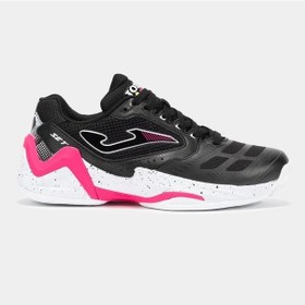 Resim Joma Set Lady Tselw2501c Kadın Toprak Kort Tenis Ayakkabısı Siyah 