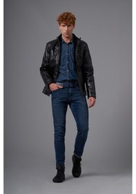 Resim Tommaso Siyah Deri Mont 111681 001 