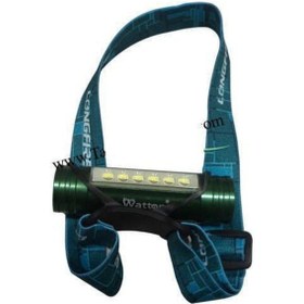 Resim Watton Wt-051 Şarjlı Power Bank Kafa Feneri Yeşil 