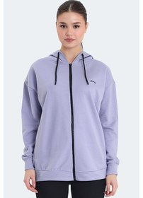 Resim Slazenger Kathleena 2 Li Set Kadın Sweatshırt Gri - Mor 