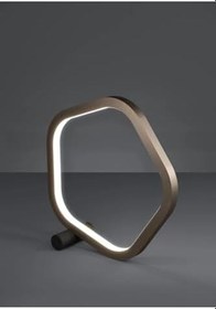 Resim Eglo My Light My Style 390508 "Estrella" 29 Cm Yüksekliğinde Bronz Siyah Çelik Masa Lambası 