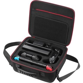 Resim Lemestar Nintendo Switch 2021 Modeli İçin Siyah Eva Taşıma Çantası - 21 Oyun Kartı Ve Aksesuarları Saklar, Sağlam Koruma İle Seyahat İçin Uygun 