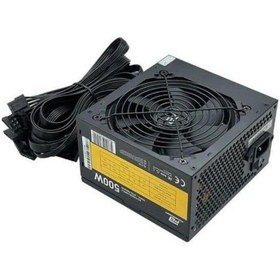 Resim Power Boost Powerboost Pb500Ar 500W Apfc 2-Pci-E 6+2 Pin 12Cm Siyah Fanlı Atx Power Supply 