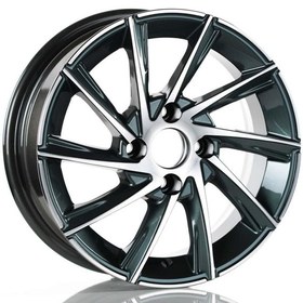 Resim EMR-A239-01 6.0x14"-4x100 ET35 67.1 Gun Metal Diamond Jant (4 Adet) 