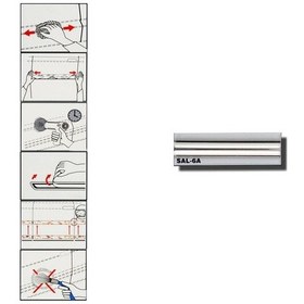 Resim Carub Çıta SAL 6A 9 mm x 100 Mt Krom BR1500201 