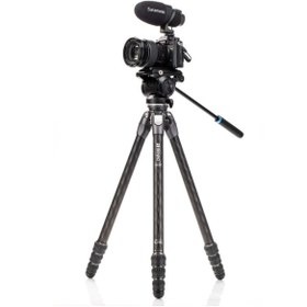 Resim Benro Tortoise (Kaplumbağa) Karbon Video Tripod Kit Seri 2 - TTOR24CLVS4PRO 