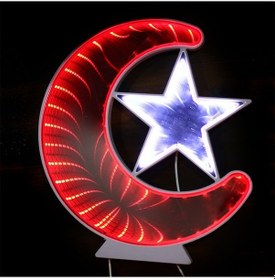 Resim Ay Yıldız Işık Pano Türk Bayrağı Bm-079 Çok Renkli 