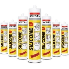 Resim Soudal Şeffaf Silikon 280 Gr 30 Adet 