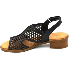 Resim Castle Black 45218 Kadın Sandalet Siyah 