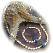 Resim TAKI TASARIM Pullu Halep Zıncır Kolye Künye 