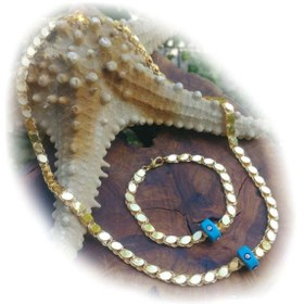 Resim TAKI TASARIM Pullu Halep Zıncır Kolye Künye 