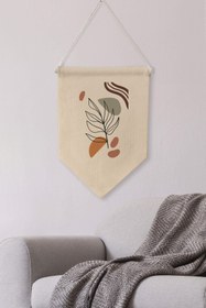 Resim Mutfak Duvar Dekoru, Pinterest Oda Dekoru, Boho Kanvas Flama Askılı Duvar Örtüsü Ve Süsü NO:481 - Renkli - 1 / 21 x 30 