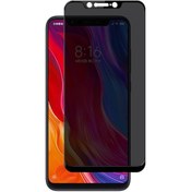 Resim Xiaomi Mi 8 Kırılmaz Ekran Koruyucu Gizlilik Filtresi Hayalet Cam Siyah 