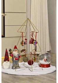 Resim Premium Luxury Series 75 Cm Yılbaşı Ağacı,gold Demir,süssüz,noel Ağacı 