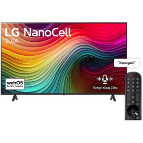 Resim LG 50NANO81T 50 inç 127 Ekran 4K Smart AI Sihirli Kumanda HDR10 webOS24 NanoCell TV 