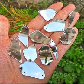 Resim Genel Markalar Aksesuarı Tasarlayın – Akrilik 100 Adet Küpe Deliği Olan Yapışkanlı Model 