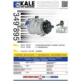 Resim Kale-349895 - Klima Kompresörü Volkswagen Transporter V Multıva 