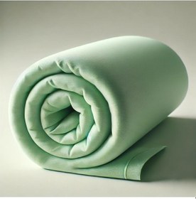 Resim Lastikli %100 Pamuk Penye Çarşaf 140x200 Yeşil Yeşil 