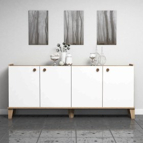 Resim Bimossa Sümer Konsol Modern Görünüm Sepet Beyaz 