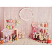 Resim Maiyame Pembe Poliester Fotoğraf Fon Perdesi 2.1x1.5m - Profesyonel Çekimler İçin Çok Renkli 