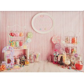 Resim Maiyame Pembe Poliester Fotoğraf Fon Perdesi 2.1x1.5m - Profesyonel Çekimler İçin Çok Renkli 
