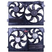 Resim Volkswagen Golf 5 Jetta Passat Seat Leon 2005 Sonrası Davlumbazlı Çift Fan Motoru 360 mm + 295 mm (220W + 150W) 