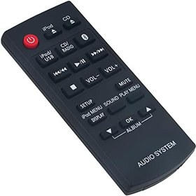 Resim Allimity N2QAYC00081 Yedek Uzaktan Kumanda Panasonic Mini Ses Sistemi SC-HC58EG-W SC-HC37GK-S SC-HC58 SC-HC38 için Uygun 