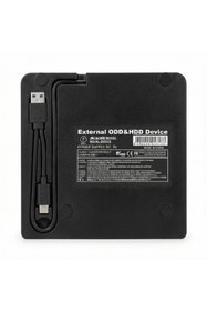 Resim Diperla Harici DVD Player USB 3.0 ve Type C Ultra Slim Taşınabilir DVD Rw Optik Yazıcı 