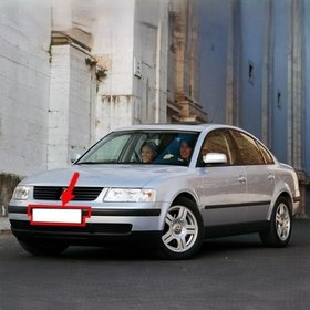 Resim Ön Tampon Orta Plakalık Altı Plastik 3B0807719 VW Passat B5 ile uyumlu 1997-2000 