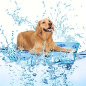 Resim Premium Evcil Hayvan Soğutma Matı - Toksik Olmayan Jel ile Anında Köpekleri Serinletir, Yataklar, Kulübeler, Sandıklar için Kolay Temizlenir - Dayanıklı ve Çok Yönlü Kullanım, Yavru ve Yetişkinler için Mükemmel, İç/Dış Mekanlar 