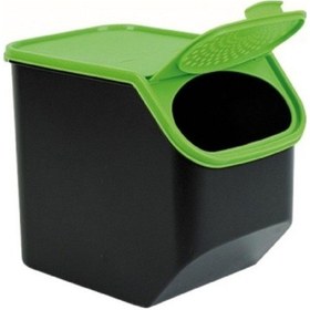 Resim Tupperware Patates Soğan Saklama Kabı 5.5 L Siyah - Yeşil Siyah 