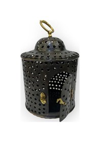 Resim Silindir Yıldız Kesimli Oksitli Bakır Fener No: 2 Bakır - Siyah 