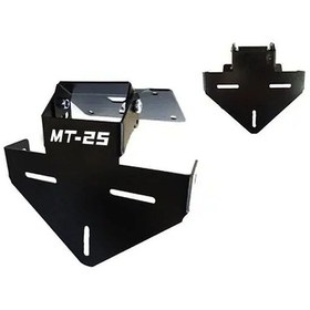 Resim Yamaha Mt-25 2020 - 2024 Sinyal Bağlantılı Katlanır Plakalık Siyah Siyah 