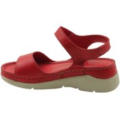 Resim Dünya Shoes Hakiki Deri Kadın Sandalet 