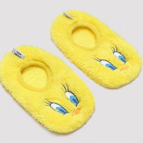 Resim Penti Kız Çocuk Tweety Sarı Patik 