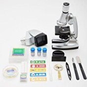 Resim Nikula 50X-100X-200X-400X-600-1200X Çocuklar için Eğitici Projektörlü Mikroskop Seti 