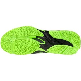 Resim Mizuno Wave Lightning Elite Erkek Voleybol Ayakkabısı Siyah / Yeşil Çok Renkli 