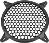 Resim Ausla 6/8/10/12 inç Subwoofer Koruma Mesh Koruyucu, Siyah Plastik Malzeme, Hava Kirliliğine Dayanıklı, Araç Dekorasyonu, Hoparlör Kapağı (12 inç) 