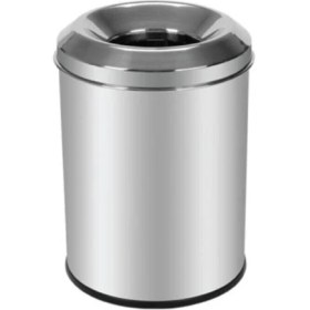 Resim Krom Yanmaz Çöp Kovası 13 Lt, Şık ve Dayanıklı Ev ve Ofis Kullanımı Için Ideal 